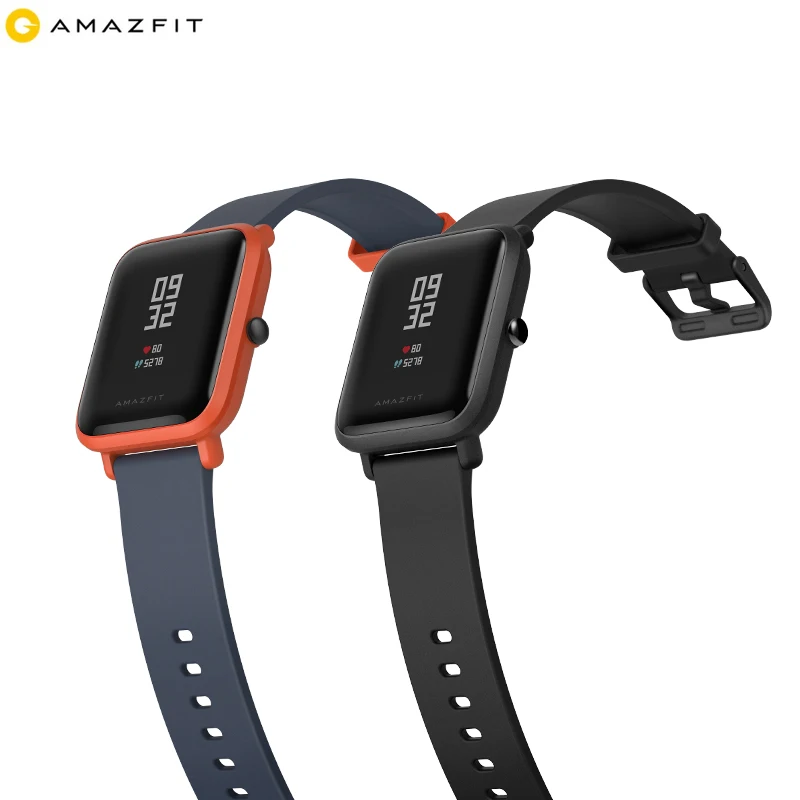 
International editoin xiaomi amazfit BIP smart watch A1608 real-time heart rate 45 days battery life fitness track waterproof 