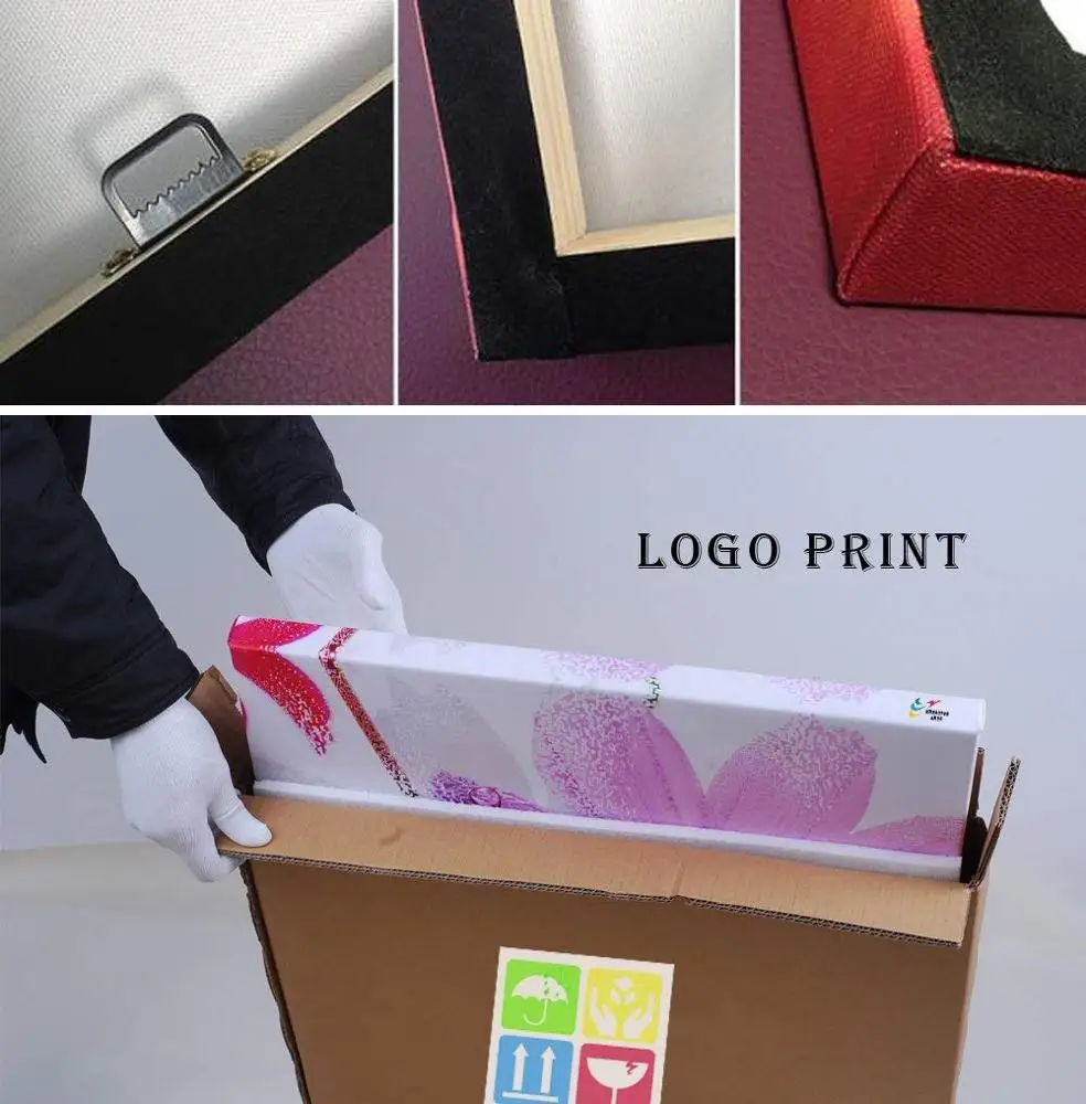 Promotional 3d handmade flower canvas wall art oil painting acrylic paints for painting