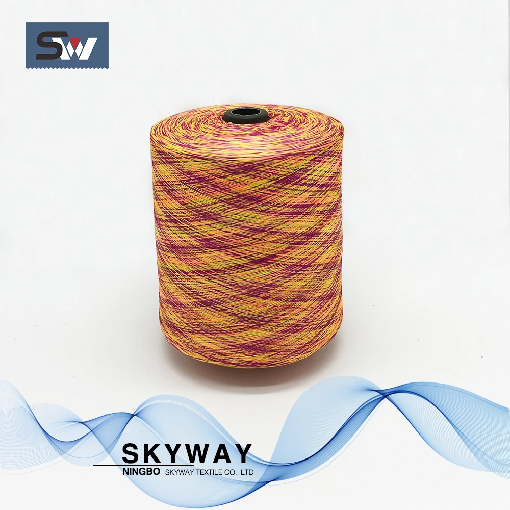 
100% polyester faliment space dyed yarn for seamless underwear knitting 