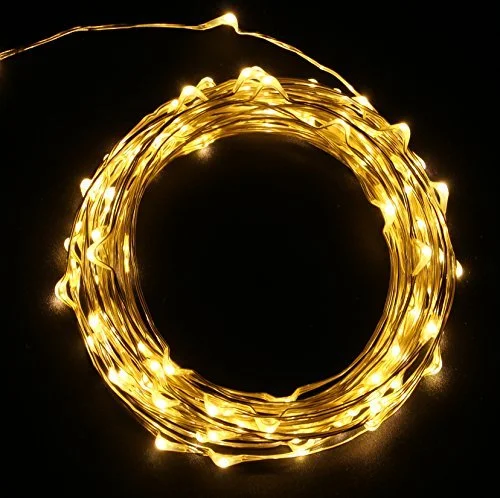 Custom Decorative Copper Wire Mini Fairy Light Strings For Christmas Tree Decoration