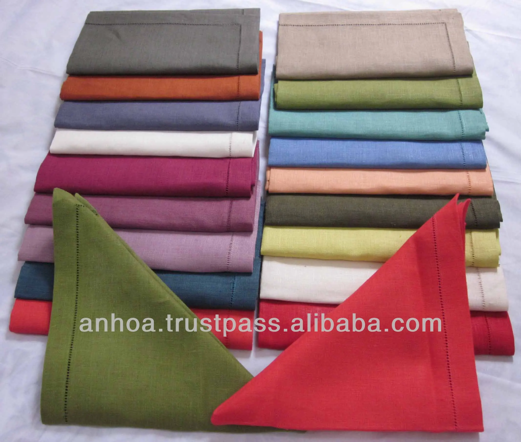 
Best seller linen napkin, many colors dinner napkin 