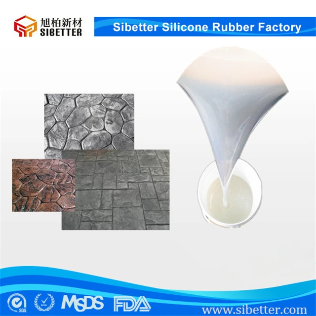 Addition Cure Liquid Silicone Rubber for Concrete Stamps Molding