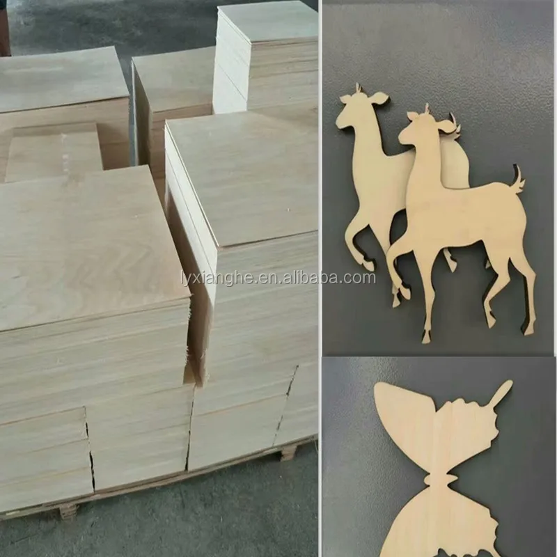 
laser die cut engraving crafts plywood 