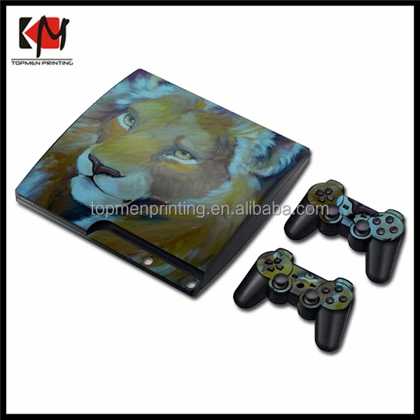 Customized antique skin for ps3 slim console vinyl sticker
