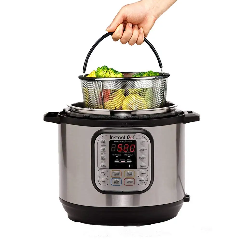 Amazon hot selling stainless steel pressure cooker accessories electric  steamer basket