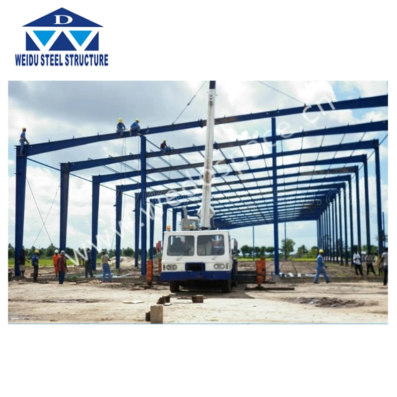 
prefab steel building for chicken shed made in China 