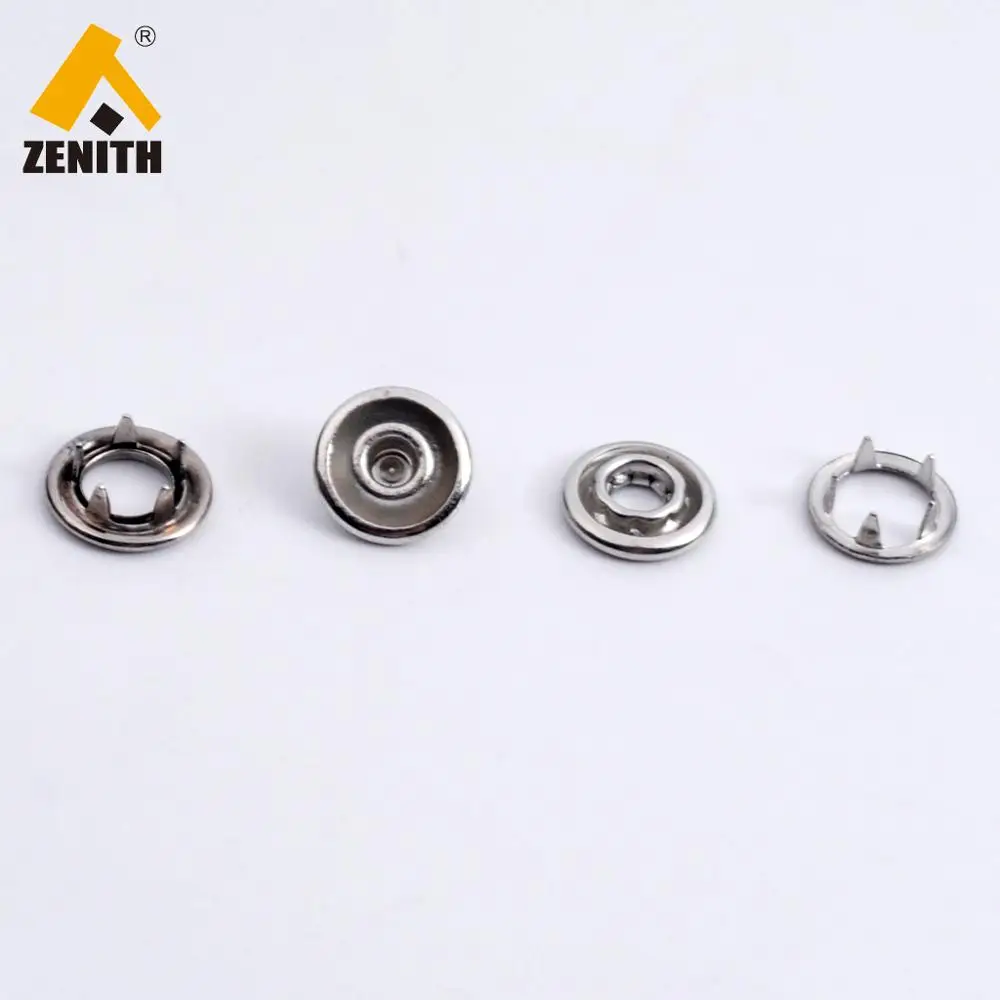 Prong Snap Button/Gripper with fashion Ring  MPC10033