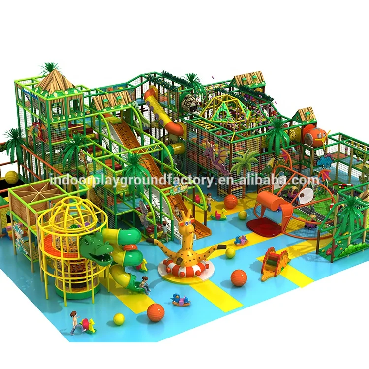 Cowboy Small Children Commercial Project Supplier Ball Pool Slide Big Area Multi-Functional Indoor Playground Equipment