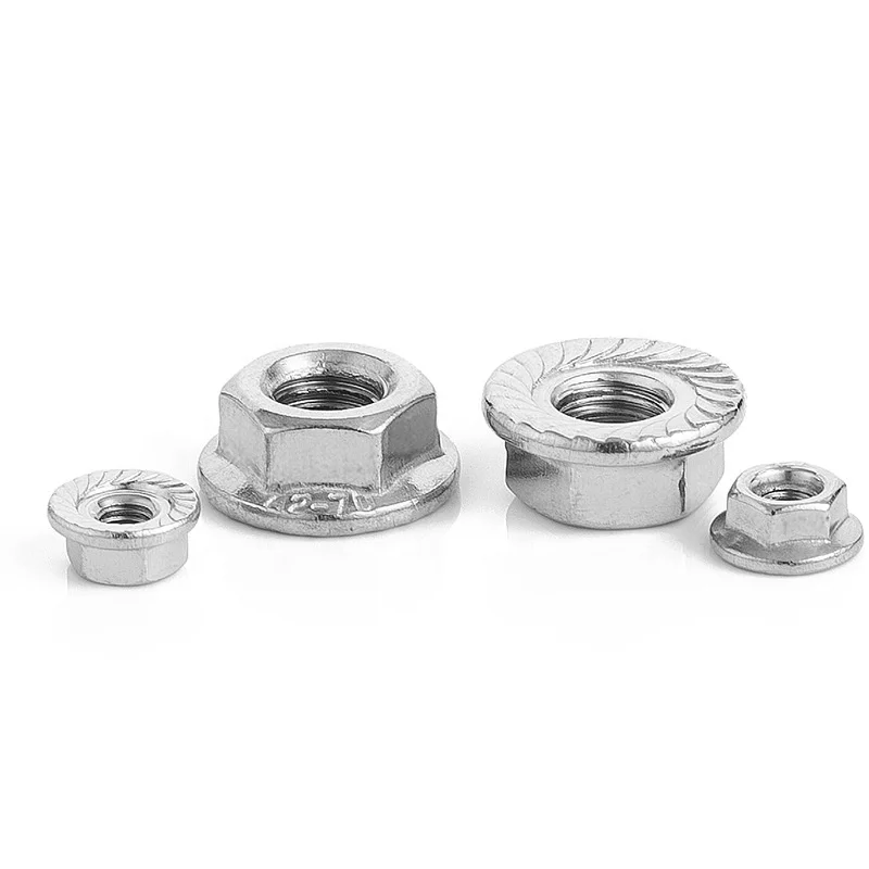 DIN6923 M10 Stainless Steel Hex Bolt Nut Flange Weld Nut