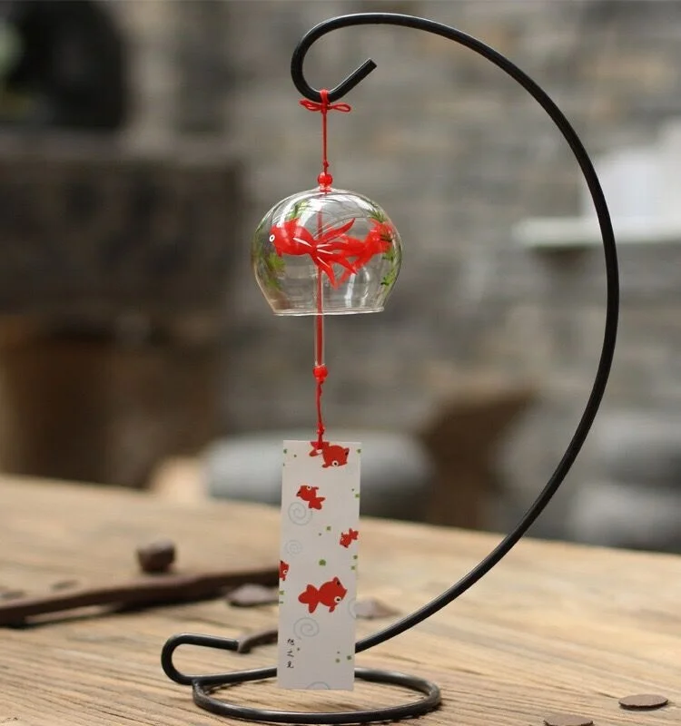 
Glass wind chime of japanese traditional wind bell octopus style summer cozy car hanging glass bells wind chime 