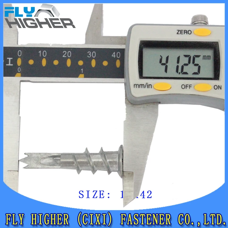 13x42 Self-drill Plasterboard Plug Wall Anchors For Drywall