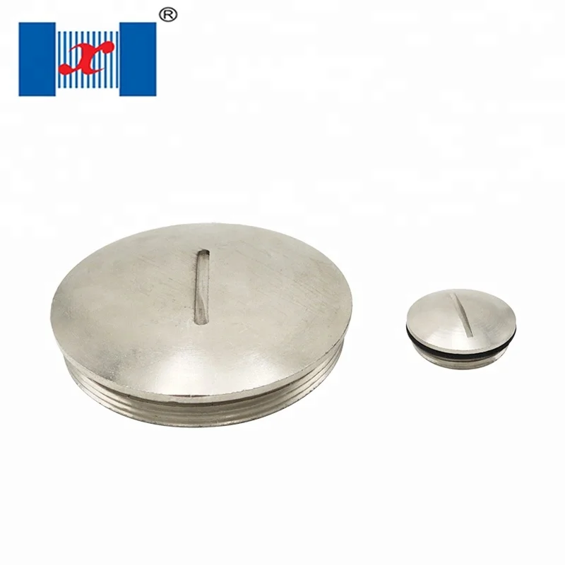 Waterproof IP65 Brass Screw Cap M18 Stop Plug For Junction Box