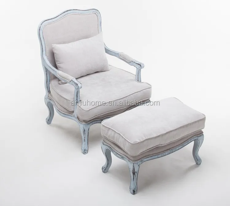 
Wooden Chair Antique Armchair And Living Designer Furniture Home French Style lounge chair 