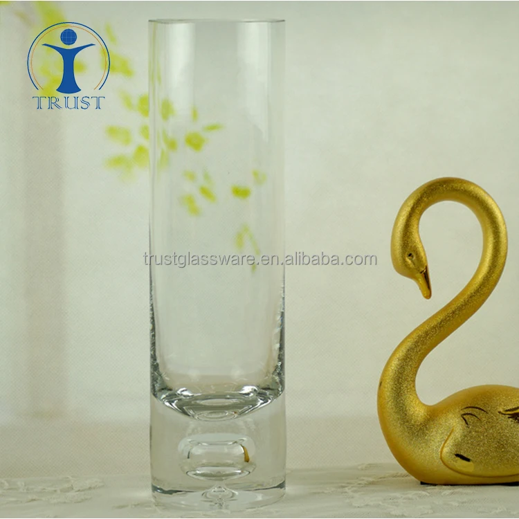 Wholesale High Quality Factory Home Wedding Decoration Classic fancy cylinder glass cylinder vase