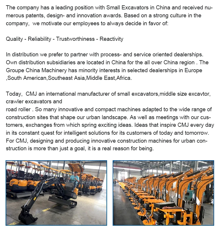 construction machine 0.8ton 1ton small type Chinese mini excavator price