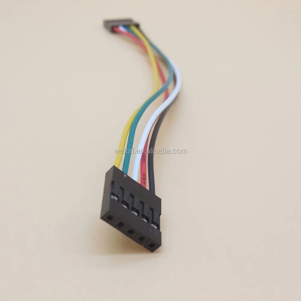 Custom 2.54mm dupont connector jumper wire cable