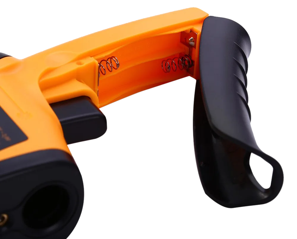 Hospital grade food temperature thermometer with non contact laser target for industrial use