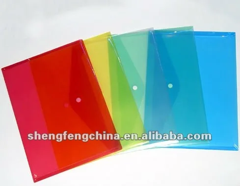 Папка для застежки из полипропилена с застежкой на