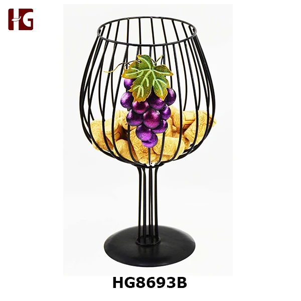 Wine Glass Cup Shape Wine Cork Holder