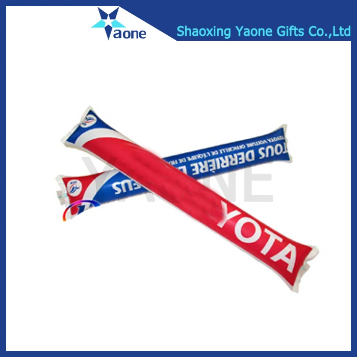 
Cheap custom promotional printed inflatable cheering sticks 