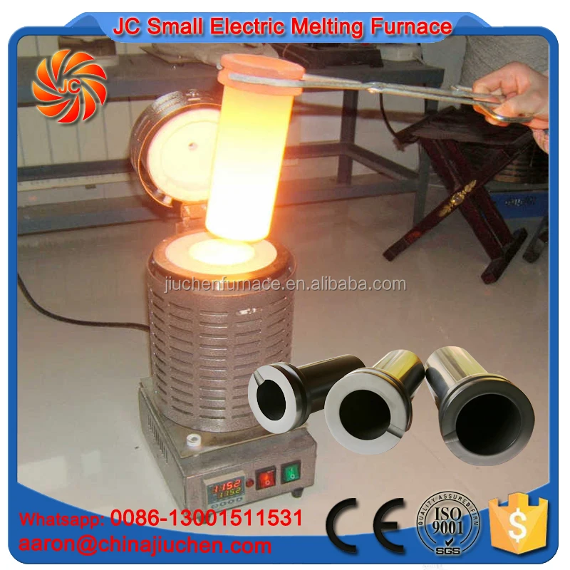 1150 Degree Mini JC Brand electric melting furnace for gold silver brass