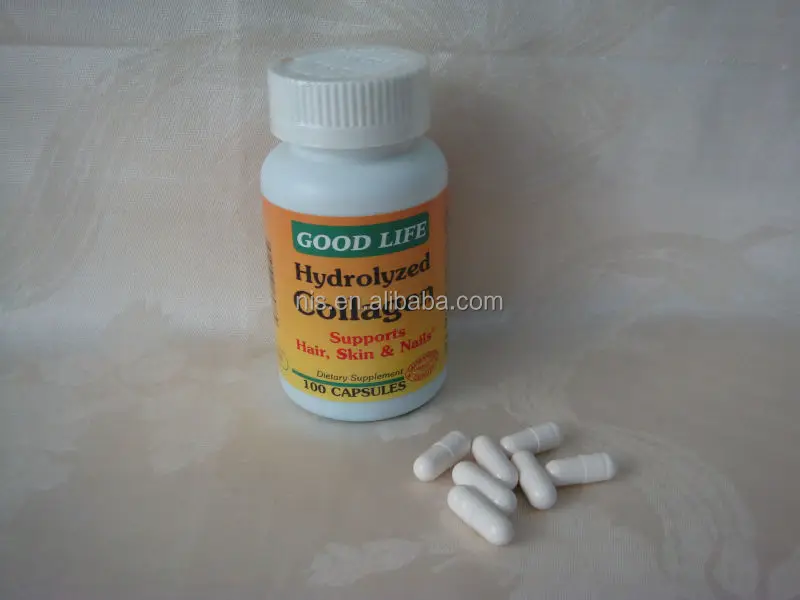 
High Quality Hydrolyzed Collagen Anti-Aging add Hyaluronic Acid capsule health food for skin and beauty 