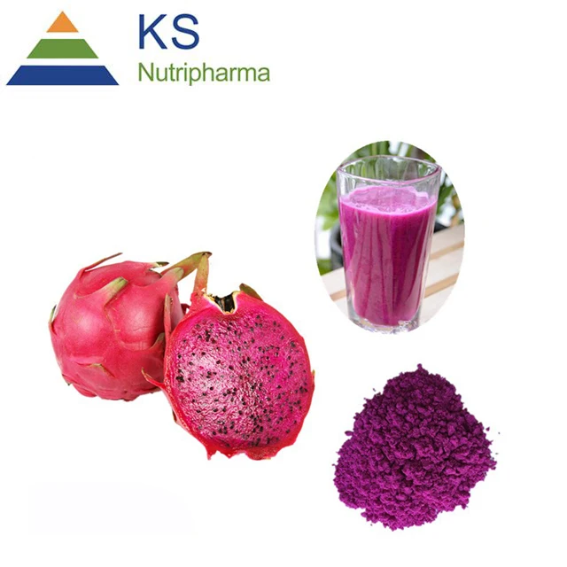 
Fresh Red Dragon Fruit Extract Powder Pitaya Fruit Freeze Dried Powder 