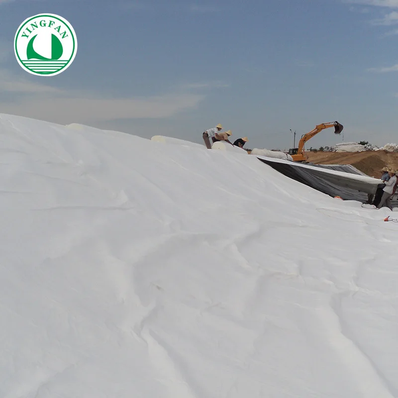 
Non Woven Polyester Polypropylene Fabric Geotextile 