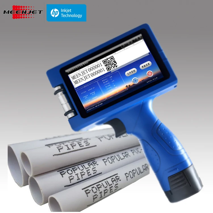 Ручной струйный принтер для печати Текста, номер, авто-дата, авто-времени и серийный номер