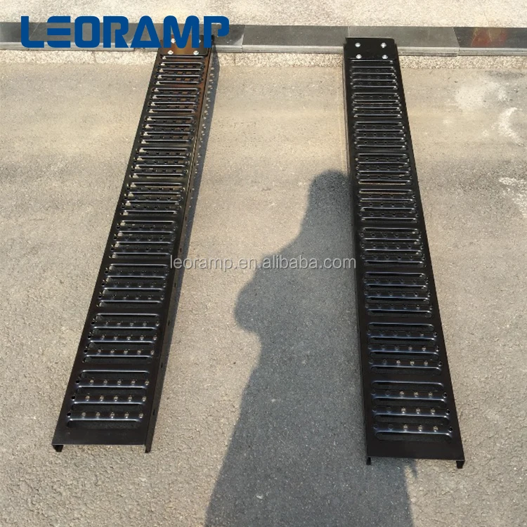 
ATV black lawnmower lifting truck trailer van steel aluminum loading ramp 