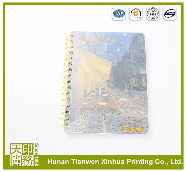 
small pocket student paper notebook with pvc cover 