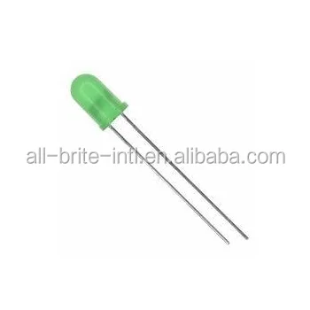 3mm 12V 50 degree high brightness low voltage Pure Green round led light emitting diode lamp