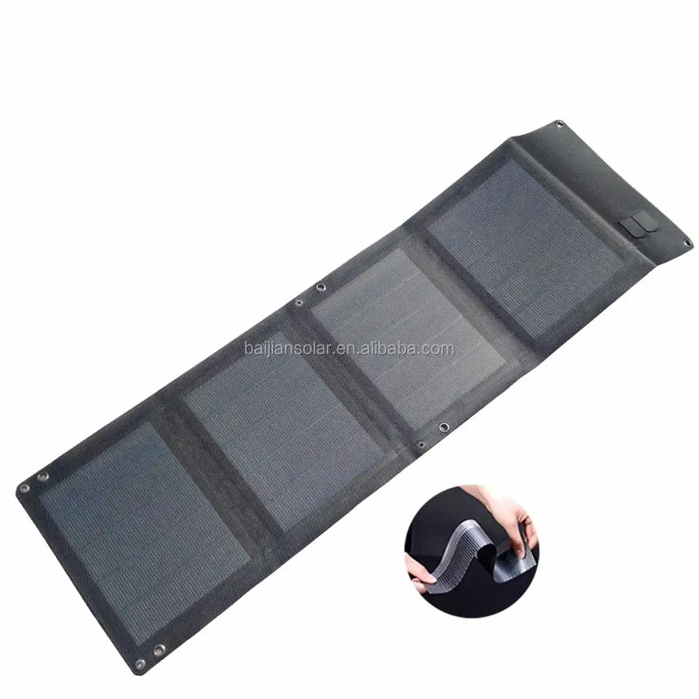 Flexible Solar Laptop Charger For Charging Laptop Emergency Battery Lighting