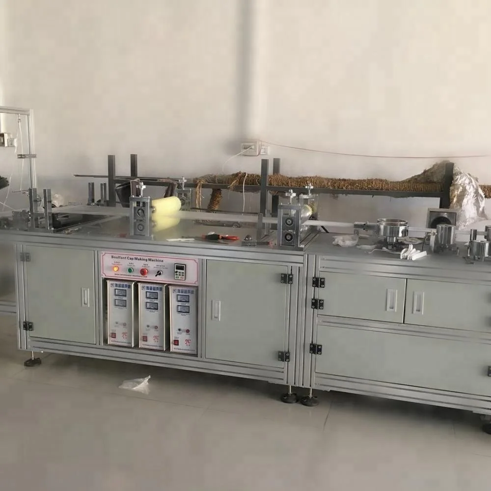 Одноразовые PP Нетканые полосы крышка зажима пышные волосы сеть изготовляющая машина