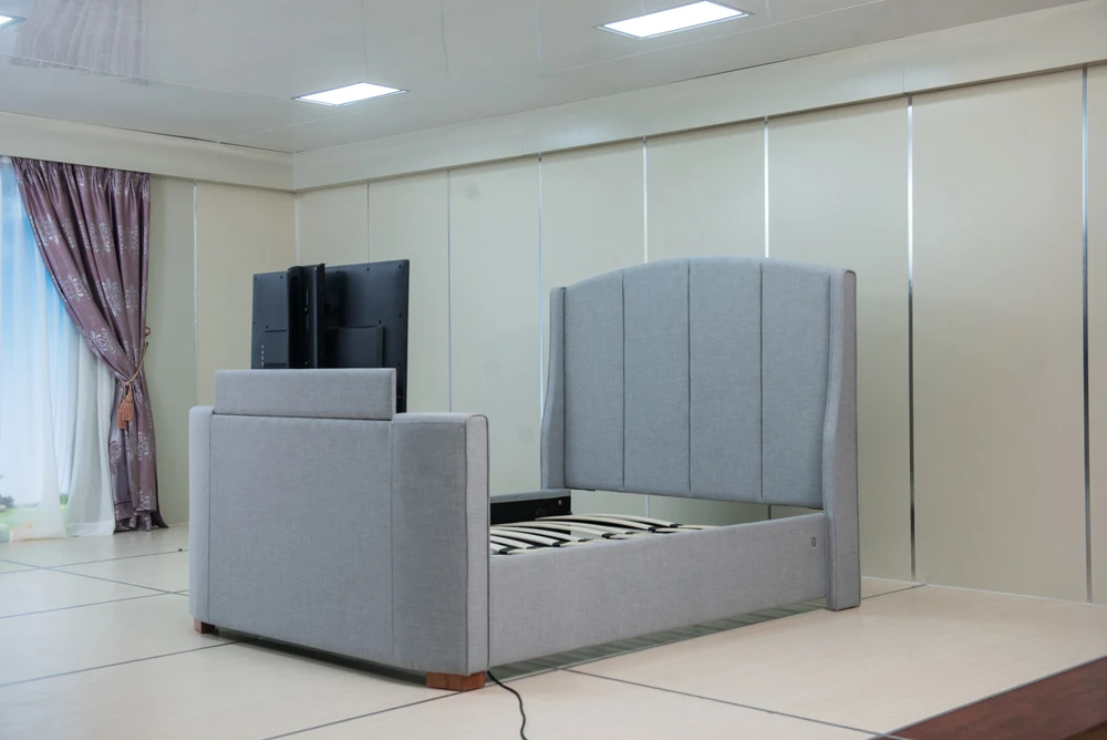 high quality double tv bed frame