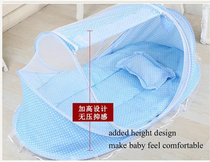 
Foldable Infant Baby Kid Child Pop Up Cot Bed Mosquito Fold Net Tent 