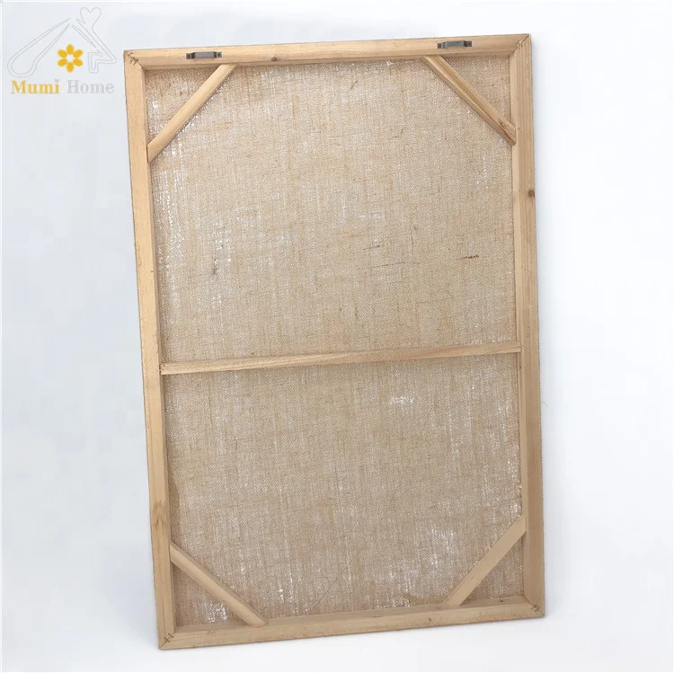 
Hot Selling Fashion Design Linen Plaque Hanging 