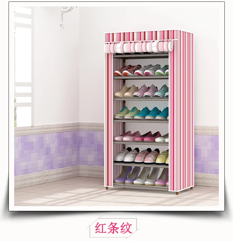 Factory Price Baby Wardrobe Simple DIY Collapsible Bedroom Fabric Mobile Storage Wardrobe