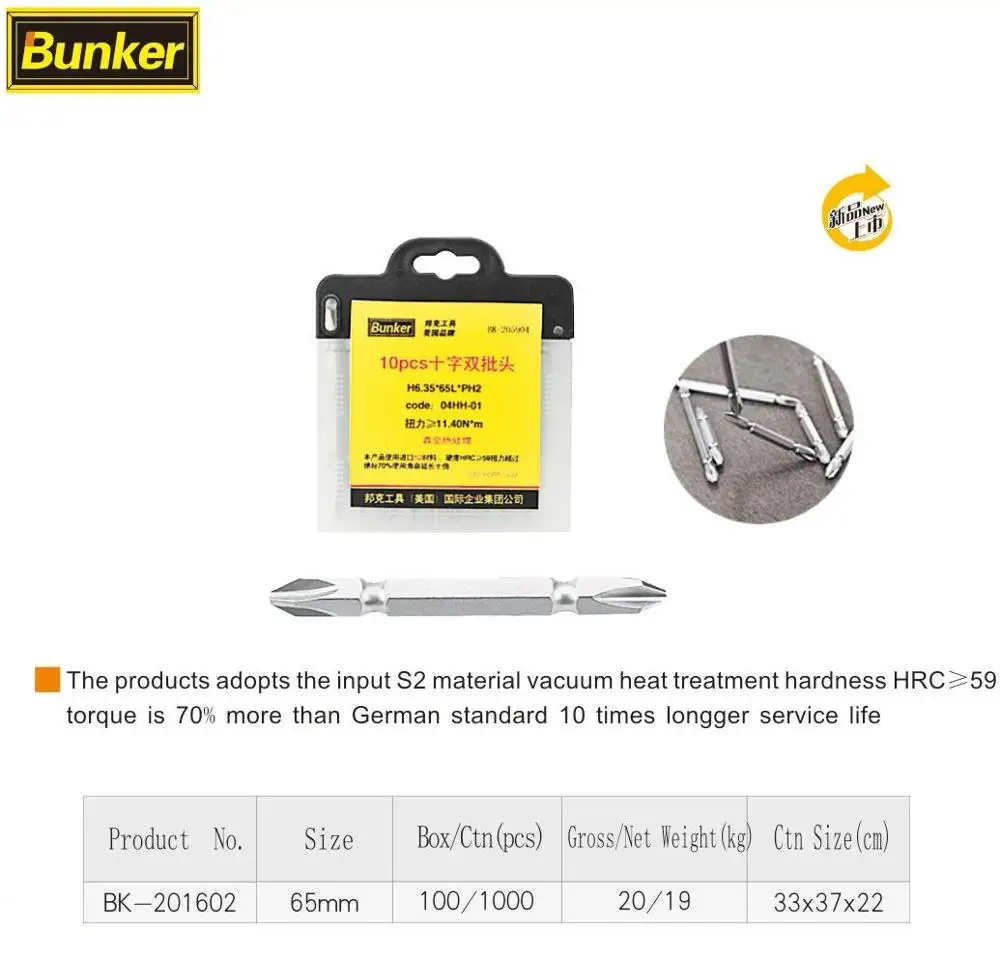 
philips double screwdriver bits 