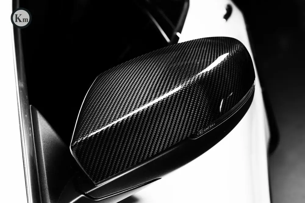 Км для Maserati Ghibli Quattroporte углеродного волокна зеркала заднего вида зеркало корпус паста Стиль 2017-up M156 M157