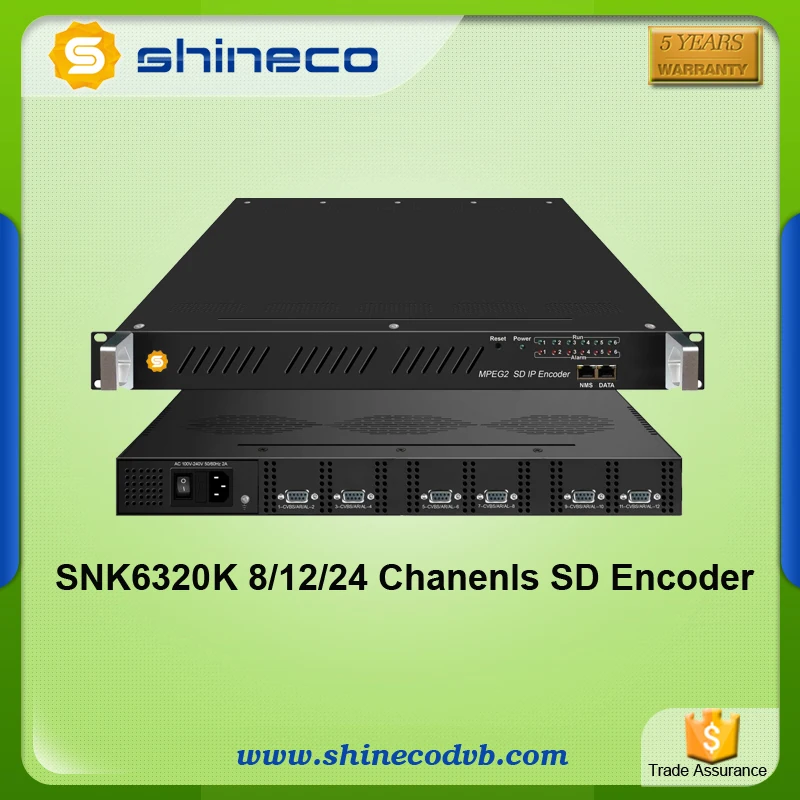 Chengdu Direactly Sales 16 Port MPEG2 AV Encoder IPTV Encoder