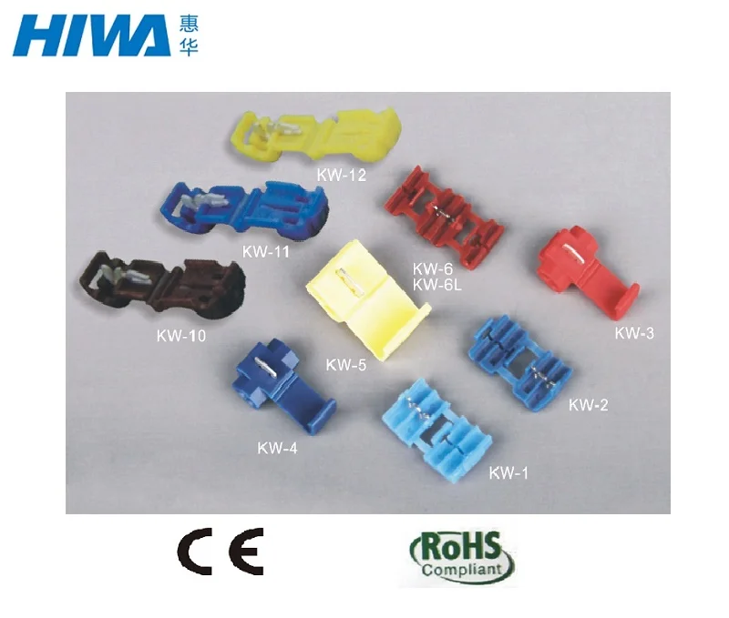 Быстроразъемные соединители для проводов-красный