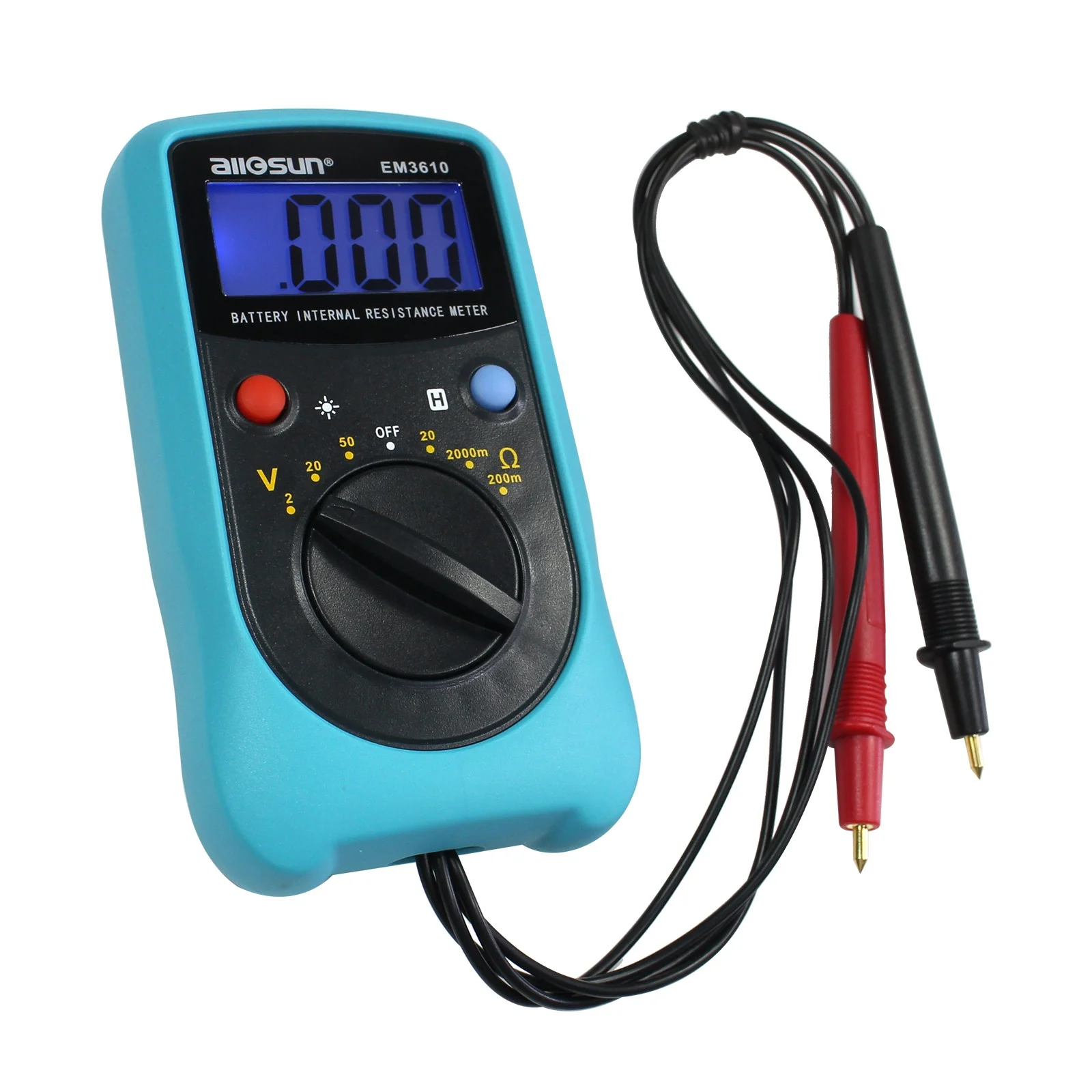 all-sun EM3610 Battery Internal Resistance Tester Meter Battery Voltage Temperature Coefficient Automotive Tester