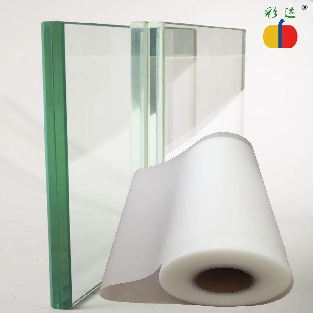 Tianjin Caida 0.40mm and 0.80mm ultra clear eva film for laminated glass