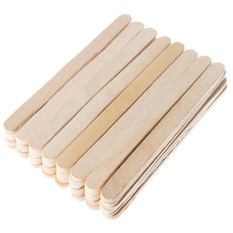 Printed Magnum Ice Cream Stick Birch Wooden Birch Wood Color Wooden Cutlery 100 Cartons Everyday FSC BSCI BRC Smooth