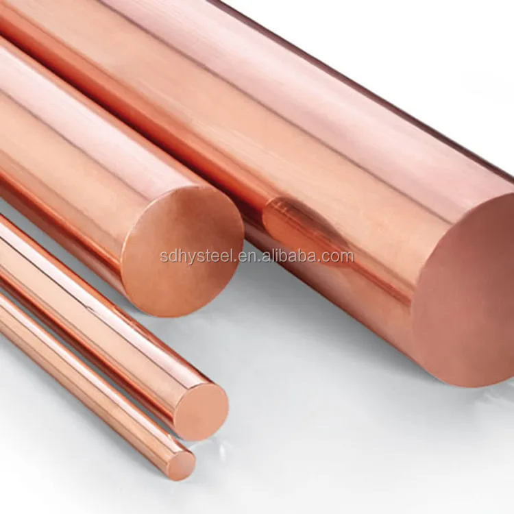DIN EN GB JIS BS standard pure red copper material copper bar copper rod price