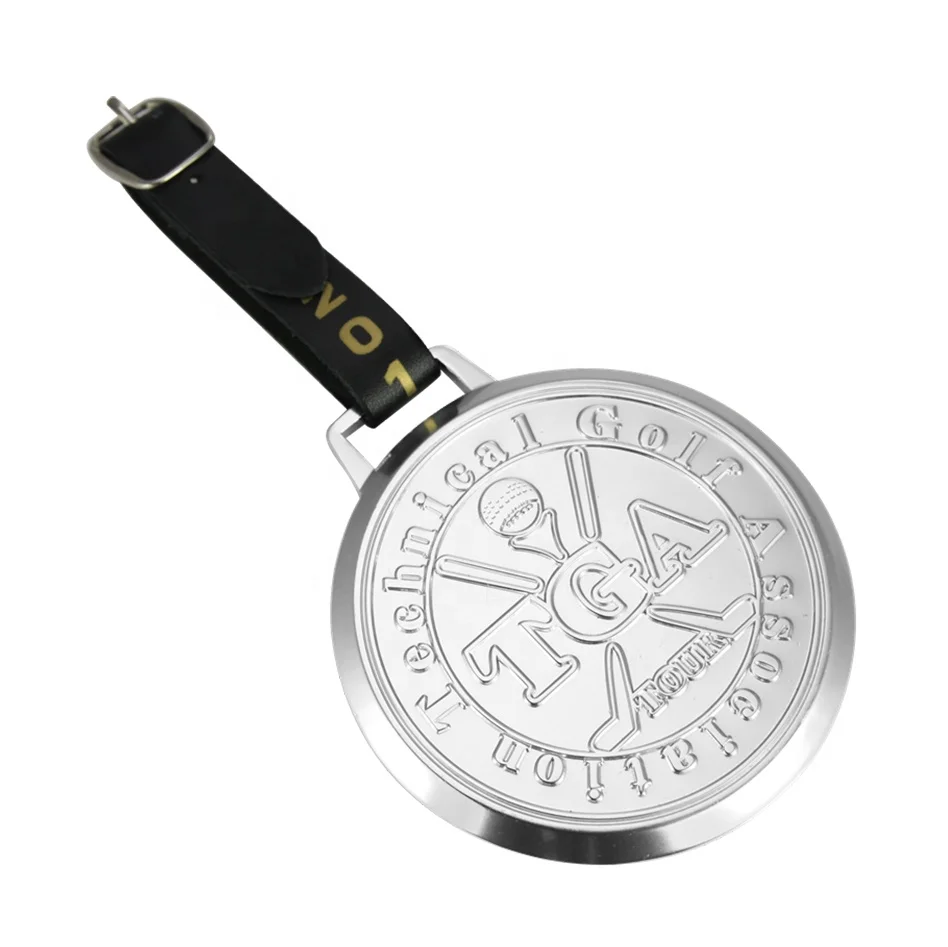 Custom metal logo baggage tag bang tag bag tag