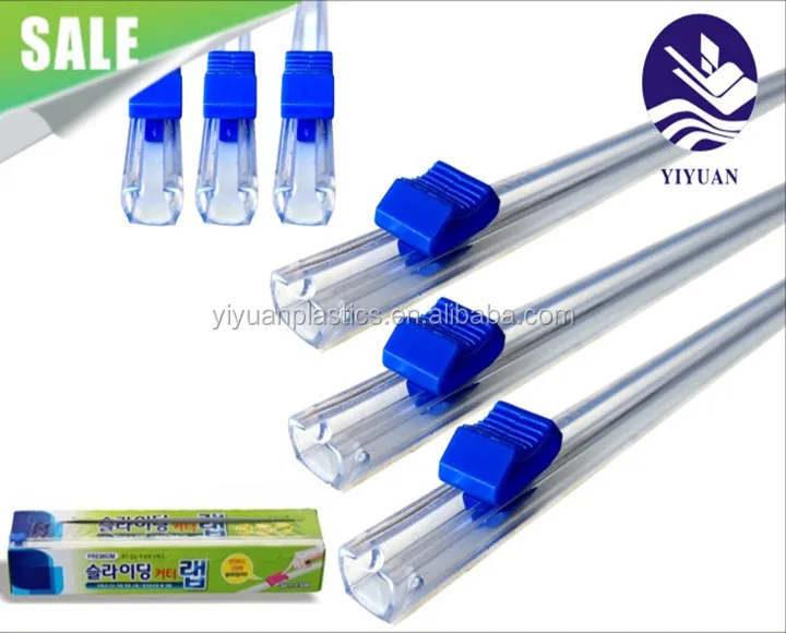 stick-on plastic sliding blade for cling film