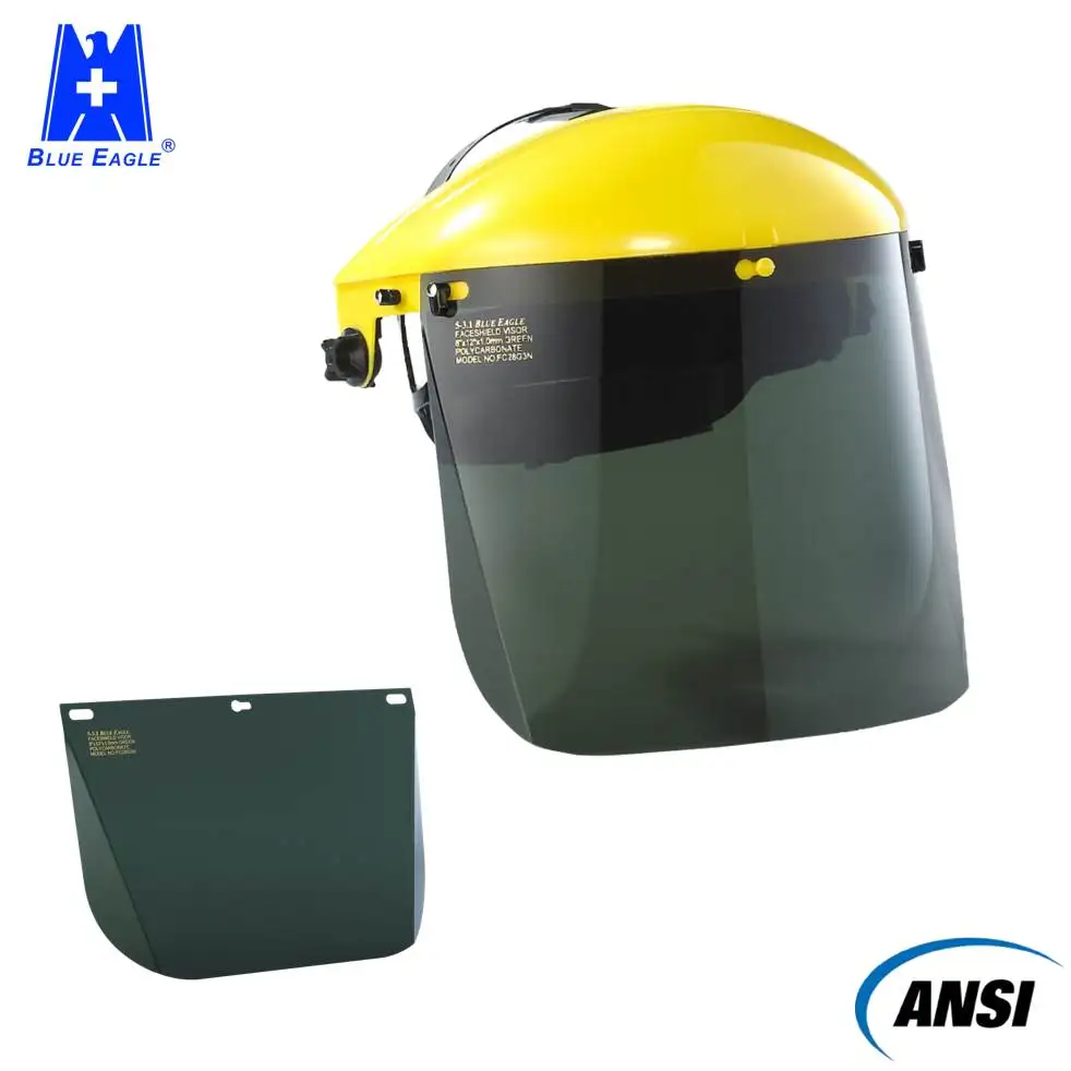 Industrial Safety Full Polycarbonate Face Shield Mask With Eye
