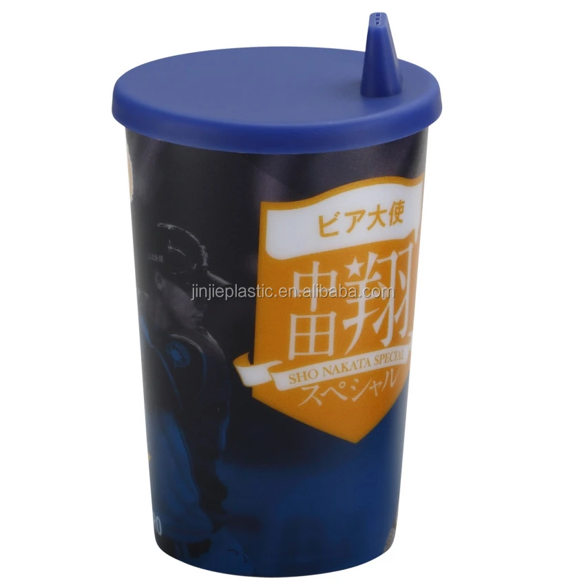 GJ-115-6, Taizhou,Jinjie, 2018 hot selling products, PP material 3d lenticular plastic cup with full colour printing